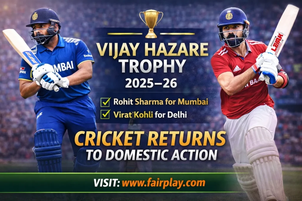 Vijay Hazare Trophy 2025–26 Preview Star Players & Fairplay