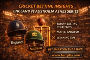 Read more about the article Cricket Betting Insights for England vs Australia Ashes Series