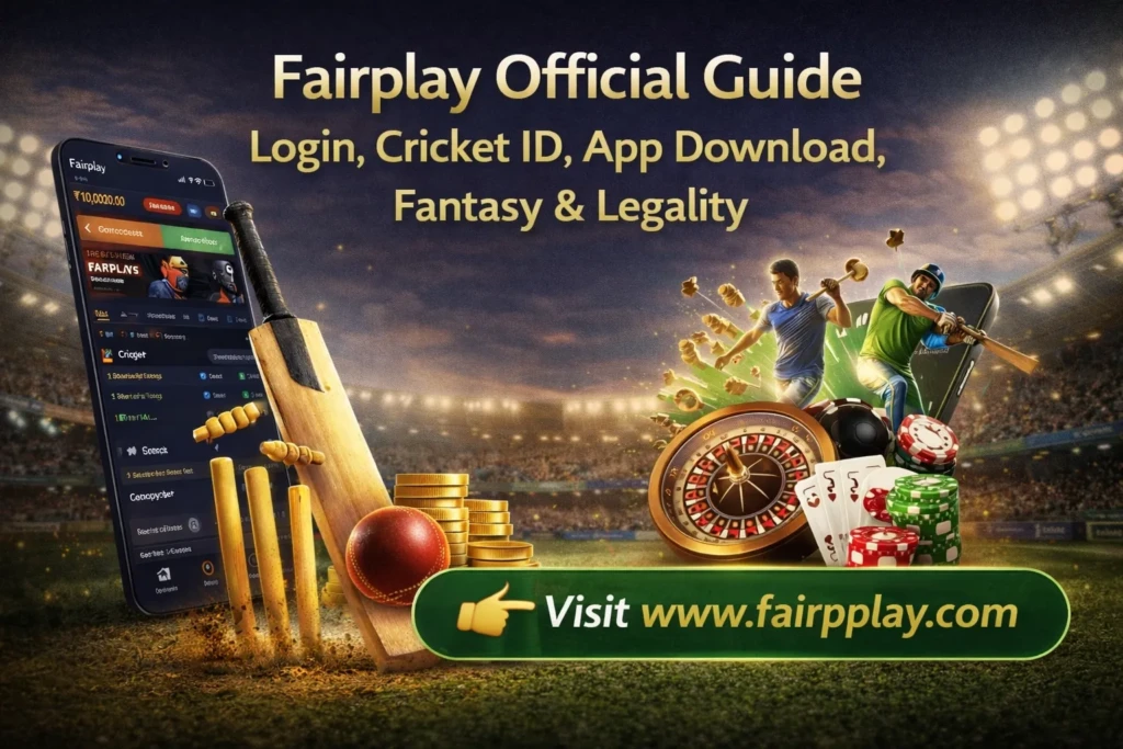 Fair Play Official Cricket ID, Fantasy App, Casino & Legal Status in India