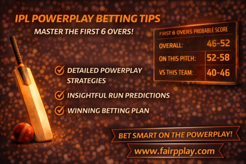 IPL Powerplay Betting Tips Master the First 6 Overs with Fairplay