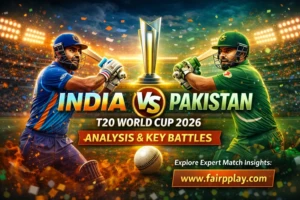 Read more about the article India vs Pakistan T20 World Cup 2026 Analysis & Key Battles | Fairplay