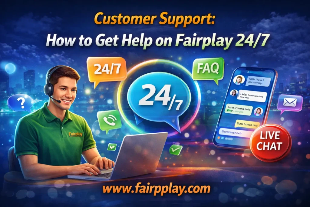 Customer Support How to Get Help on Fairplay 247