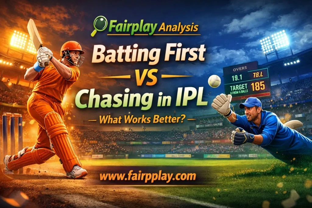 Fairplay Analysis Batting First vs Chasing in IPL – What Works Better