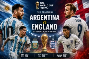 Read more about the article Argentina vs England FIFA World Cup 2026 Semifinal Preview: Team News, Key Players & Match Prediction