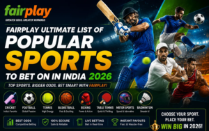 Read more about the article Fairplay Ultimate List of Popular Sports to Bet On in India 2026