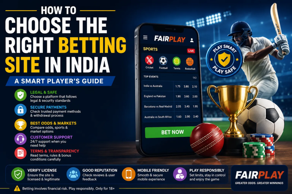 How to Choose the Right Betting Site in India