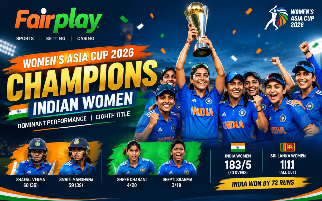 Women's Asia Cup 2026 Champions India Women Beat Sri Lanka