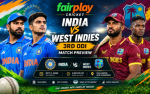 Read more about the article India vs West Indies 3rd ODI Match Preview 2026: Teams, Players, Venue & Match Details